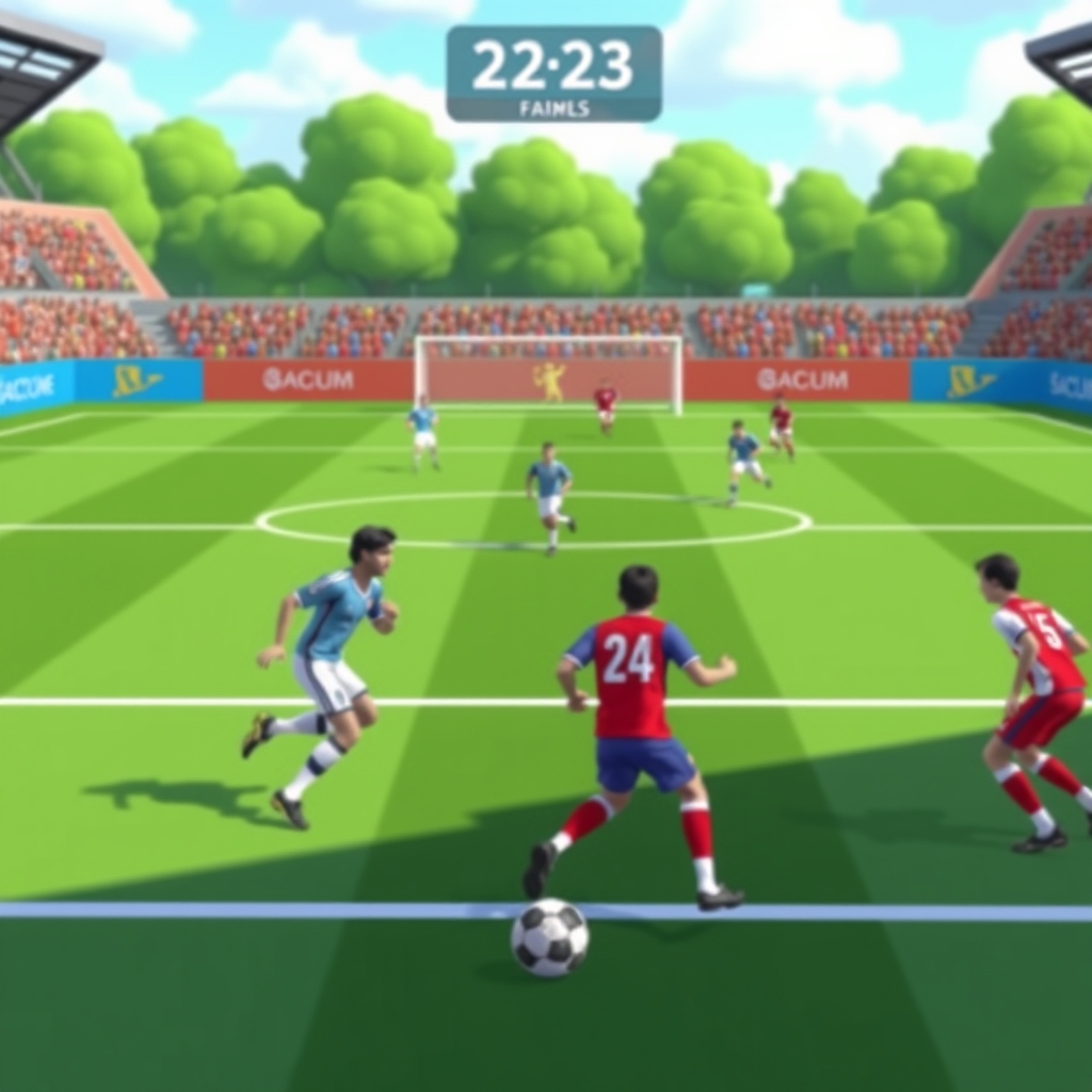 Get Ready for Lifelike Soccer Action in HTML5 with "Soccer Stars" free on mobile or browser