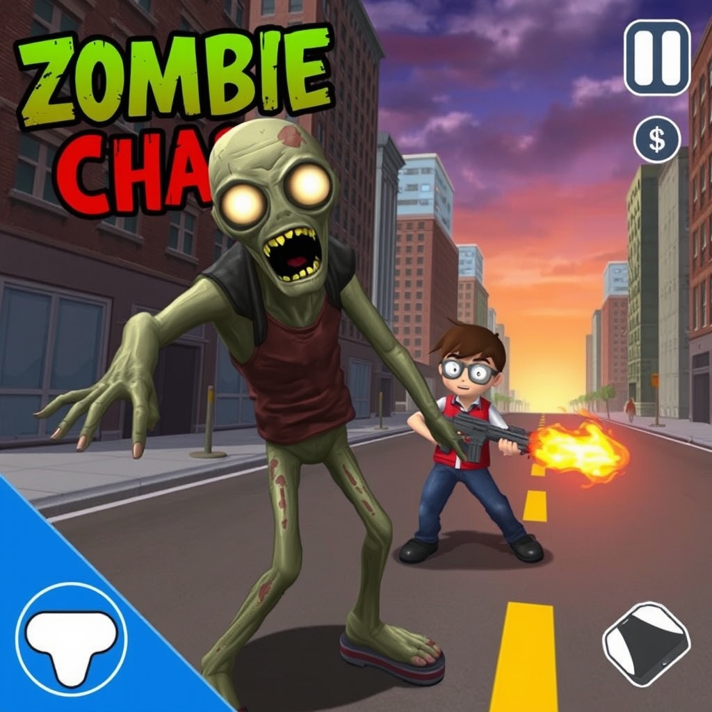 Play Zombie Chase: A Thrilling HTML5 Browser Game free on mobile or browser