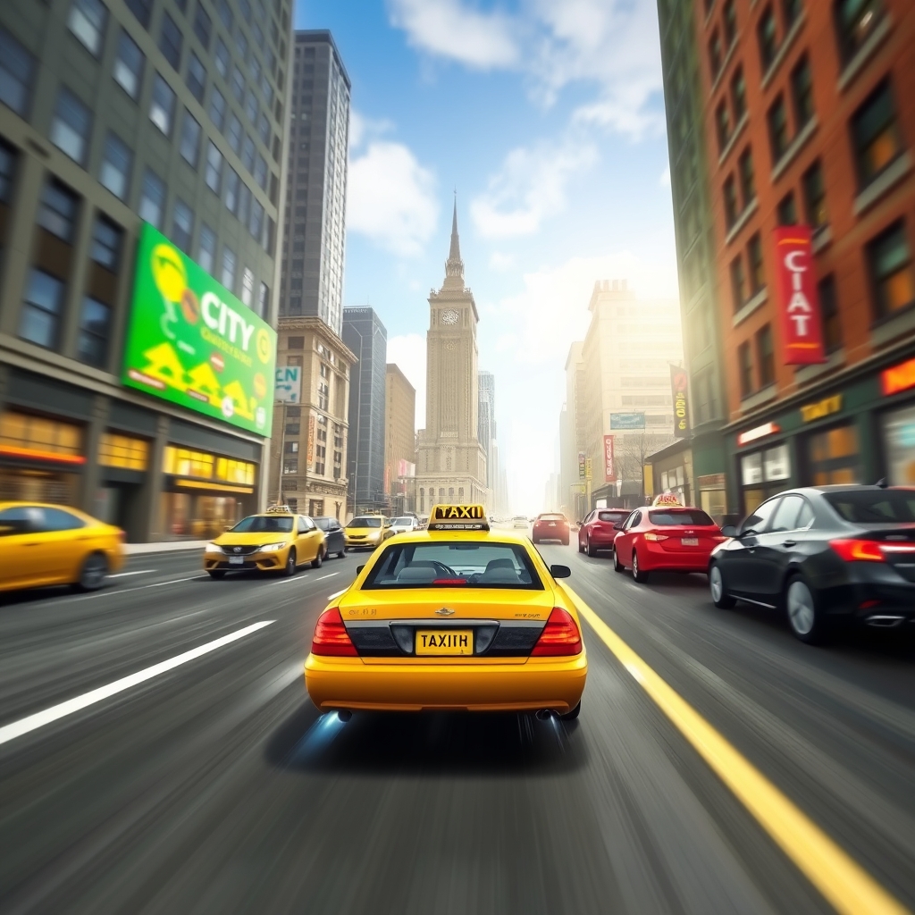 Play Crazy Taxi: City Rush HTML5 Game Online for Free free on mobile or browser