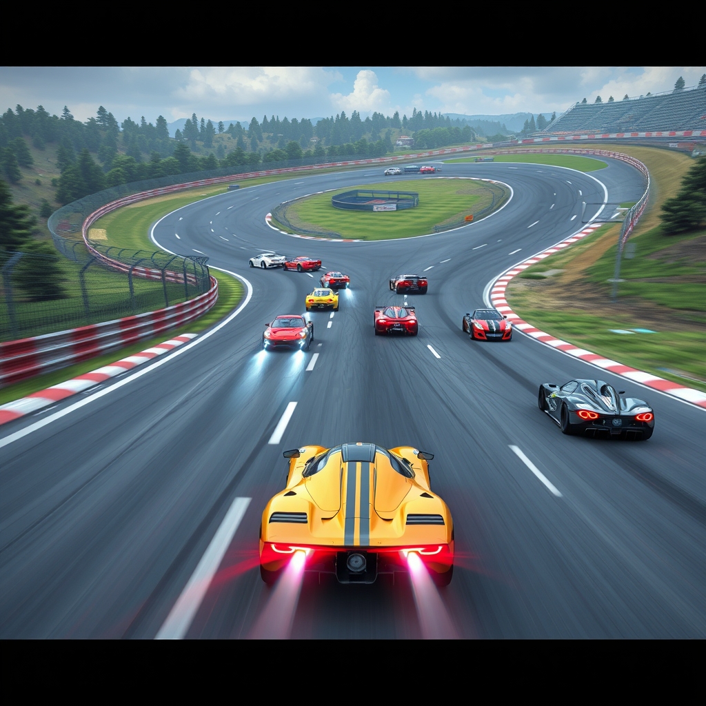 Epic Racing Showdown: A Thrilling HTML5 Browser Game