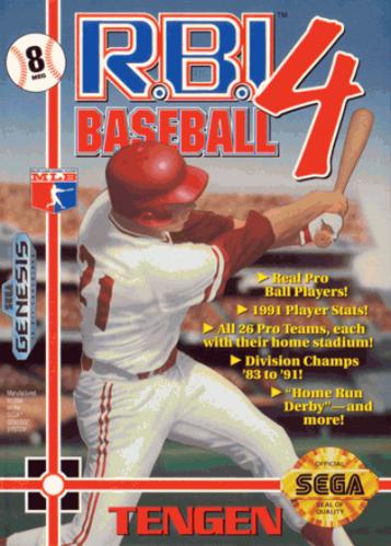 Rbi Baseball 4 Uje Aug 1991 B1
